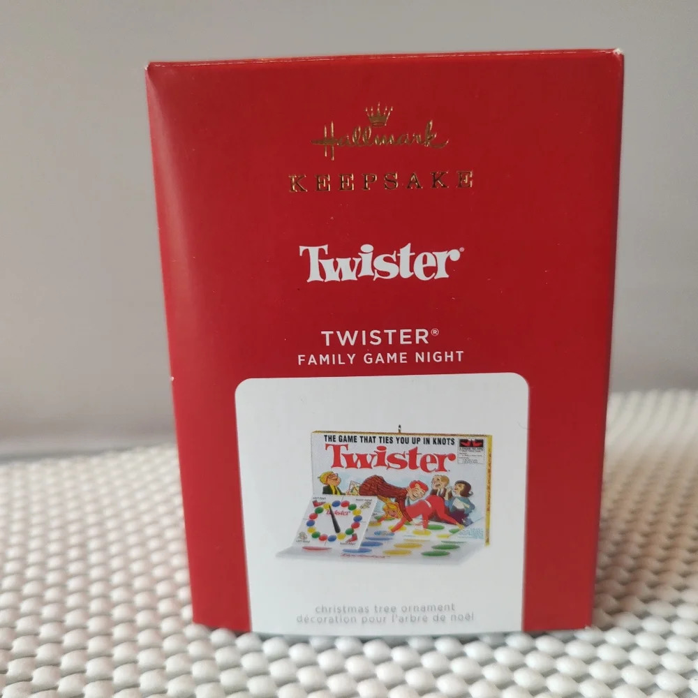 Hallmark Keepsake Christmas Ornament Twister Family Game Night 2021